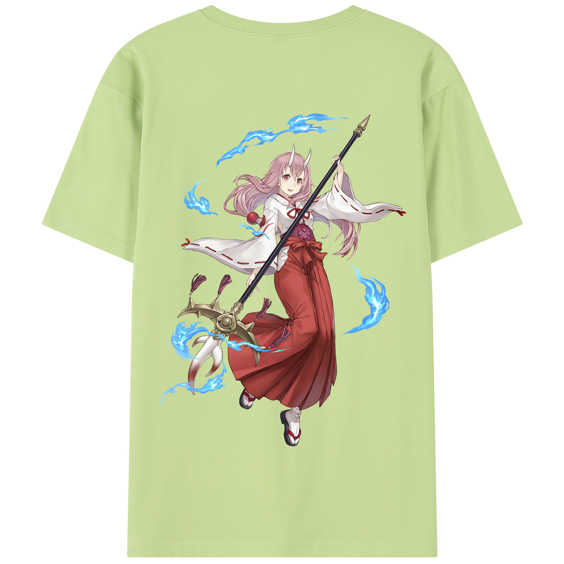 （画像用） 転スラ Regarding Reincarnated to Slime 綿100％半袖Tシャツ（背面プリント）
